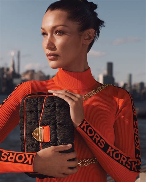 michael kors drops bella|Bella Hadid models stunning new Michael Kors Pride collection.